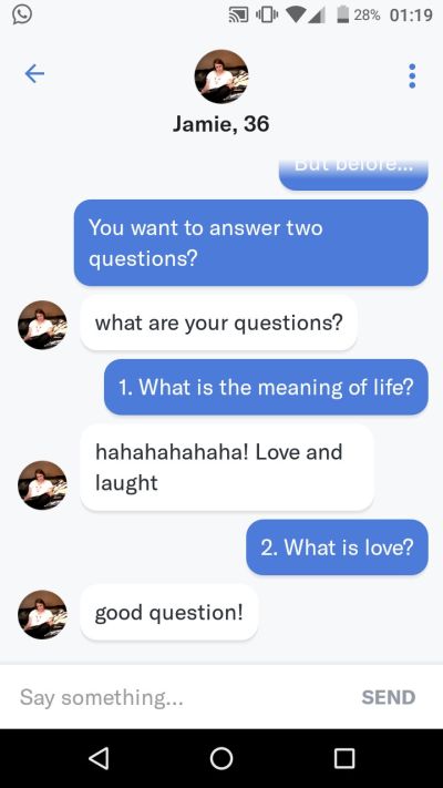 Tinder Answers (8) – What is the meaning of Life and Love? - Love